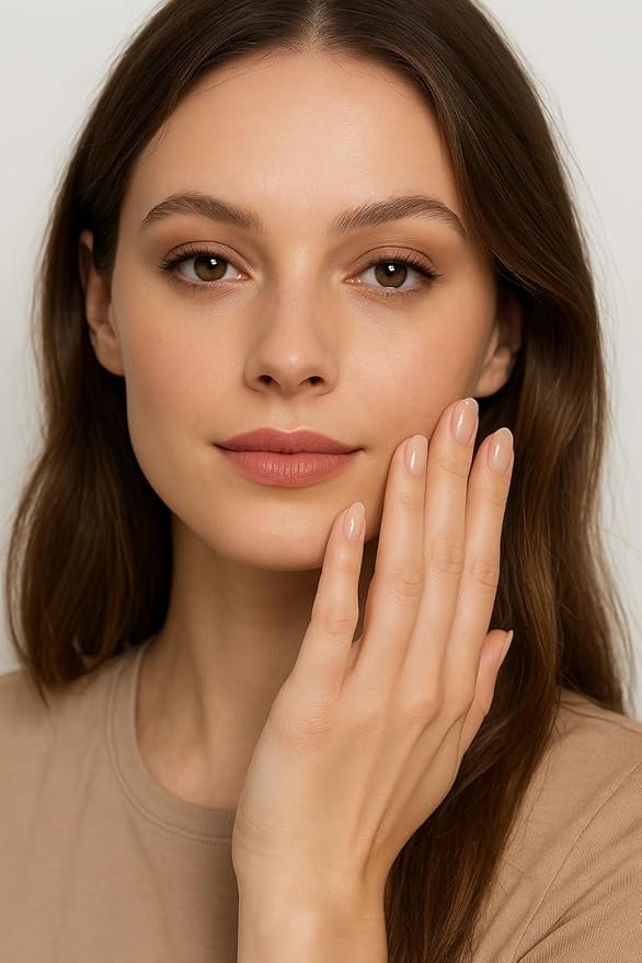 roro AHA Infused 21+ Free Nail Polish - Chip-Resistant High-Impact Nail Color Lacquer Made in the USA, Vegan/Cruelty-Free, Gluten-Free, Sheer Tights, Milky Light Pink, .4Fl Oz/12mL