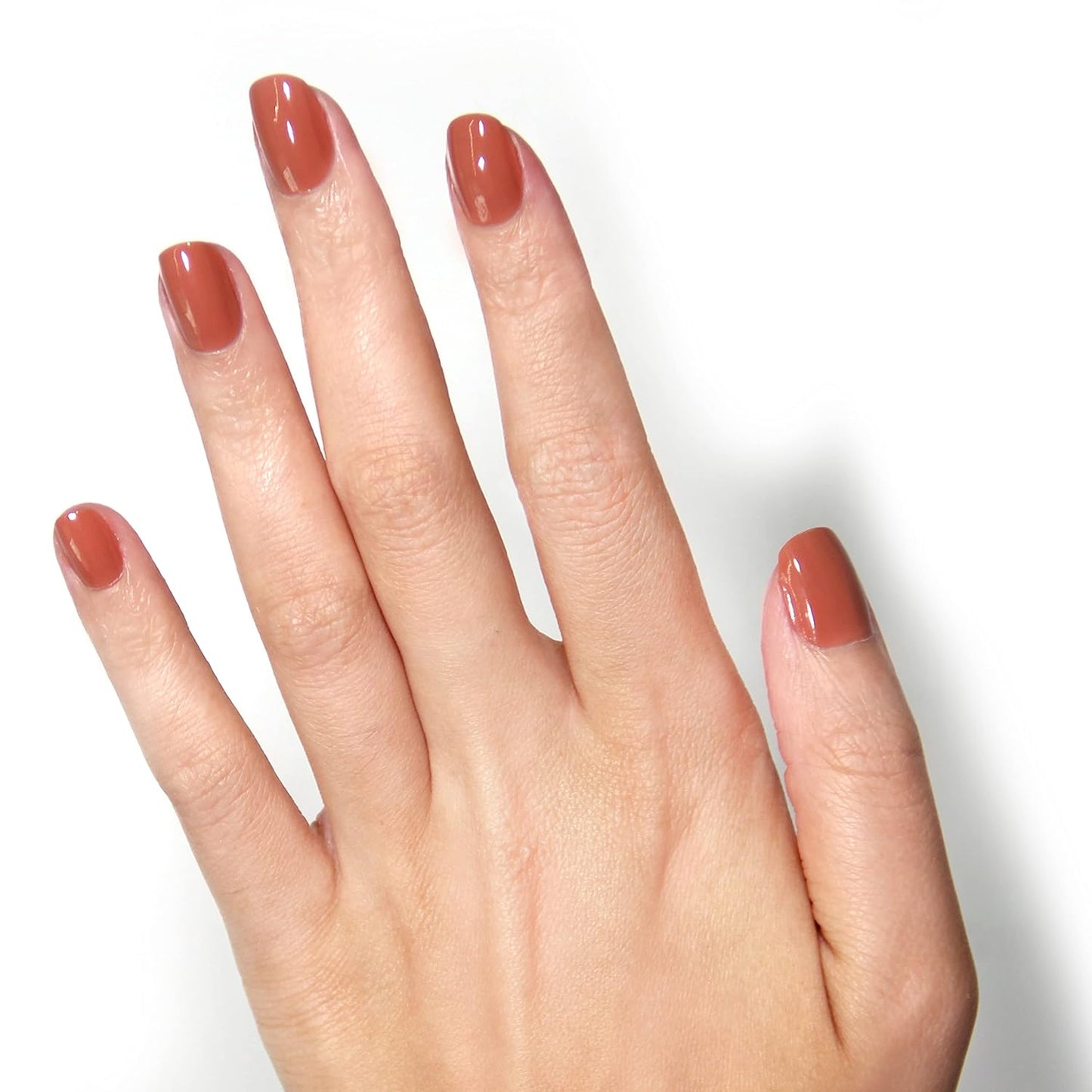 LONDONTOWN lakur Nail Polish - Chip-Resistant, Non-Toxic, Conditions & Hydrates Nails | Glossy Tawny Brown, Pecan Pie, .40 fl oz