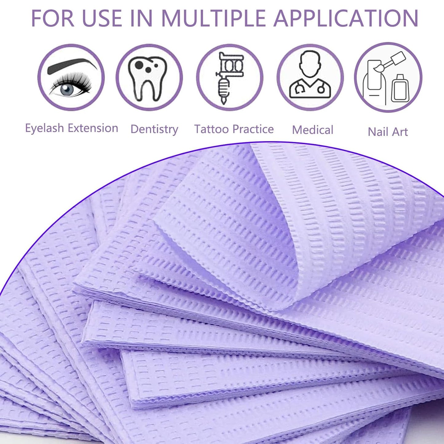 Disposable Nail Mats for Acrylic Nail Tech Must Haves,50PCS Disposable Nail Art Table Towels Mat 13" X 17" Pads for Nail Decoration Kit,Nail Art Accessories