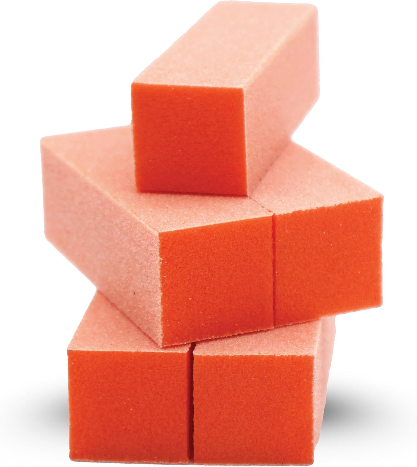3 Way Nail Buffer Block - Orange White 60/60 500pcs