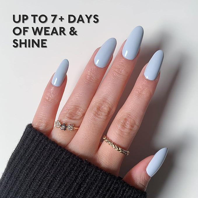 Eternal Gray Nail Polish Set for Women (MINIMALIST) - Light Nail Polish Set for Girls - Lasting & Quick Dry Natural Nail Polish Kit for Home DIY Manicure & Pedicure - Made in USA, 13.5mL (Set of 4)