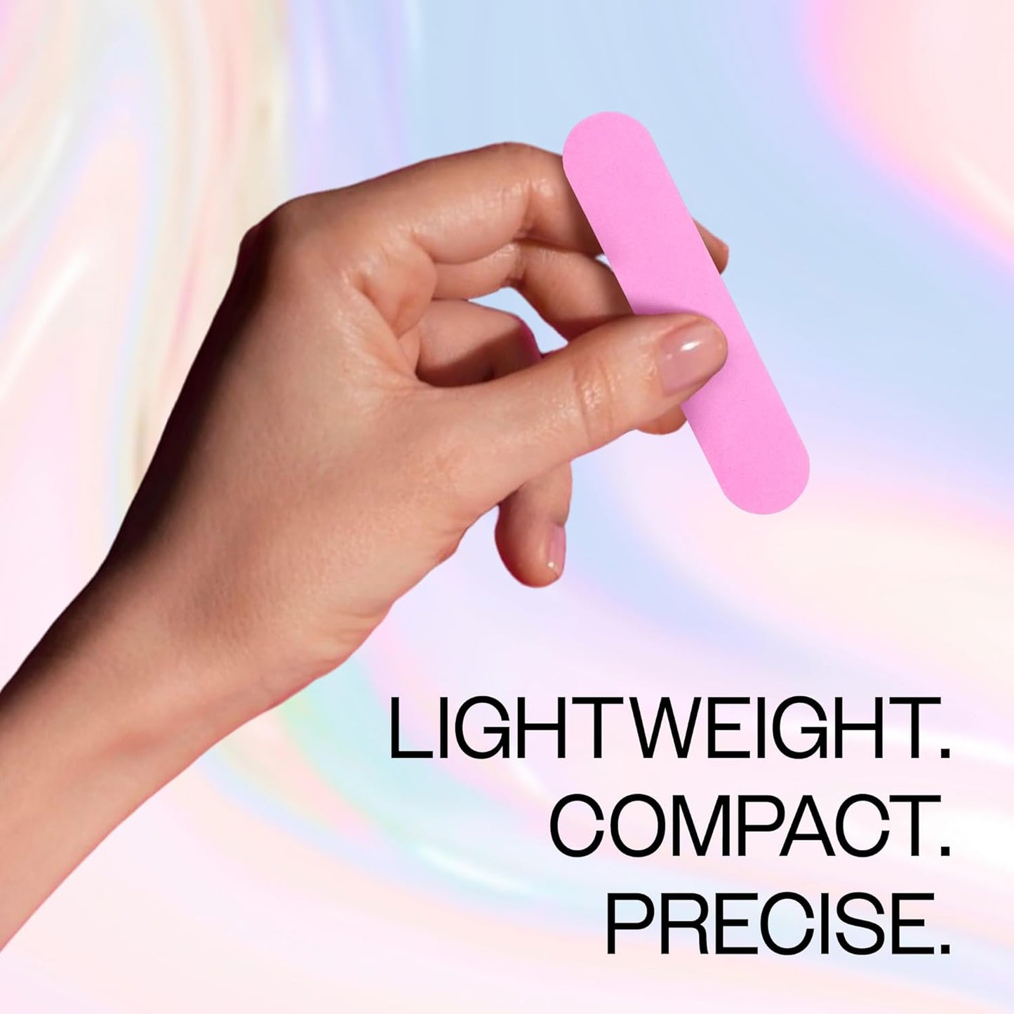 25PCS Mini Size PANA Professional Double Sided Nail Files - Pink&Teal, 80/80 Grit - Emery Board Nail Buffering File Manicure Pedicure Nail Polisher Washable