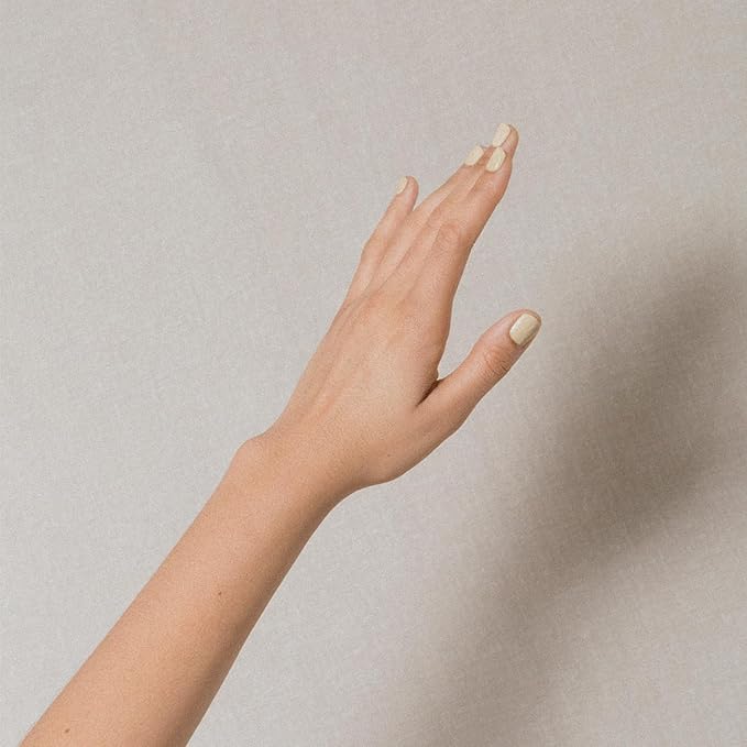 J. Hannah Nail Polish – Vegan, Non-Toxic, Cruelty-Free, Gluten-Free, Long Lasting, USA Made, Neutral Soft, Caramel White Color (Marzipan)