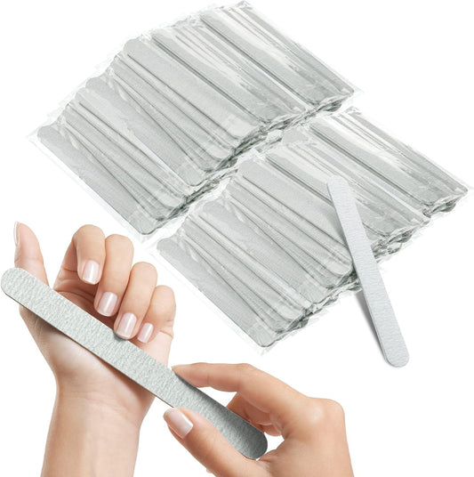 100 Pcs Grit Nail Buffers Files 100/180 Emery Board Double Sided Manicure Pedicure Tool Nail Buffering Files Fingernail Files for Women Men Nails Home Salon Supplies