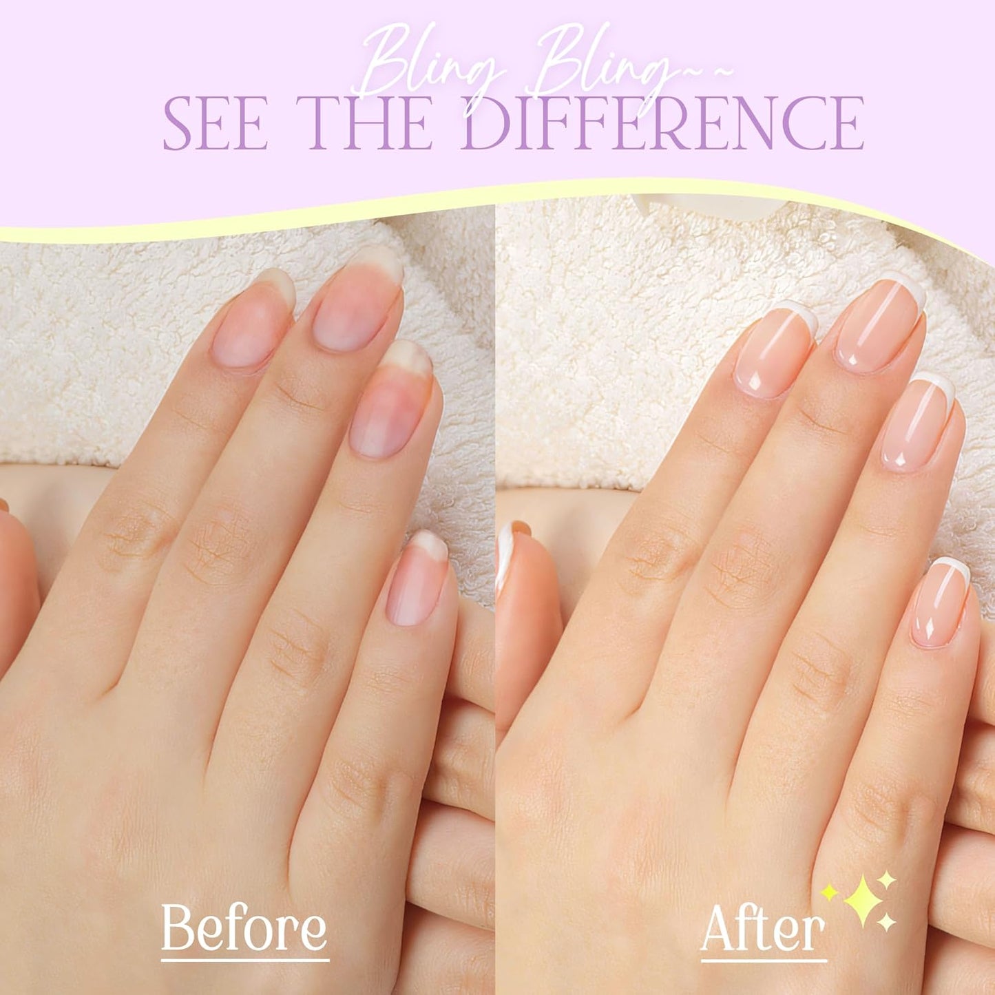Nail Shiner Buffer Blocks - 2 Sided Shining Nail Polisher Sponge Buffing Block File 400/3000 Grit Manicure Nail Art Tools 2Pcs