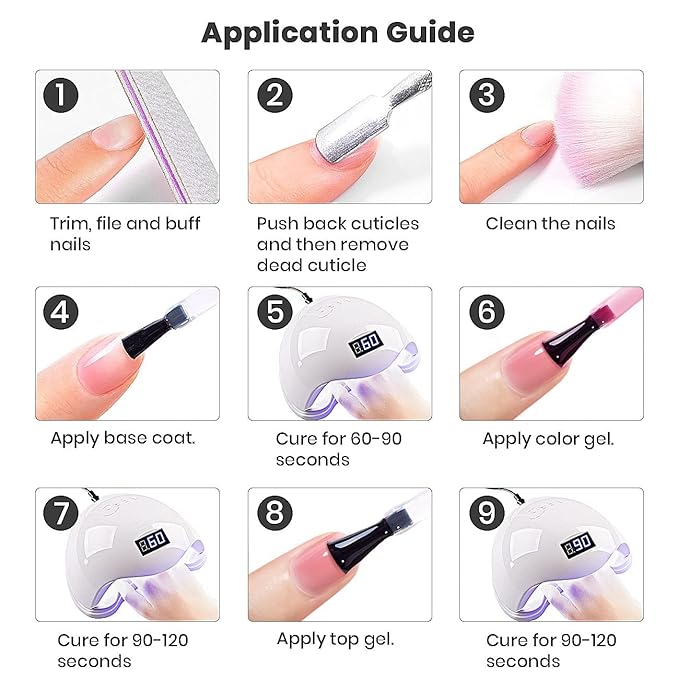 RARJSM Nude Gel Polish Sheer Clear Healthy Pink Gel Nail Polish Nude Transparent Hot Pink Jelly Nail Gel Polish Varnish Curing Requires LED UV French Manicure Soak Off for Home Salon 1pcs 15ml