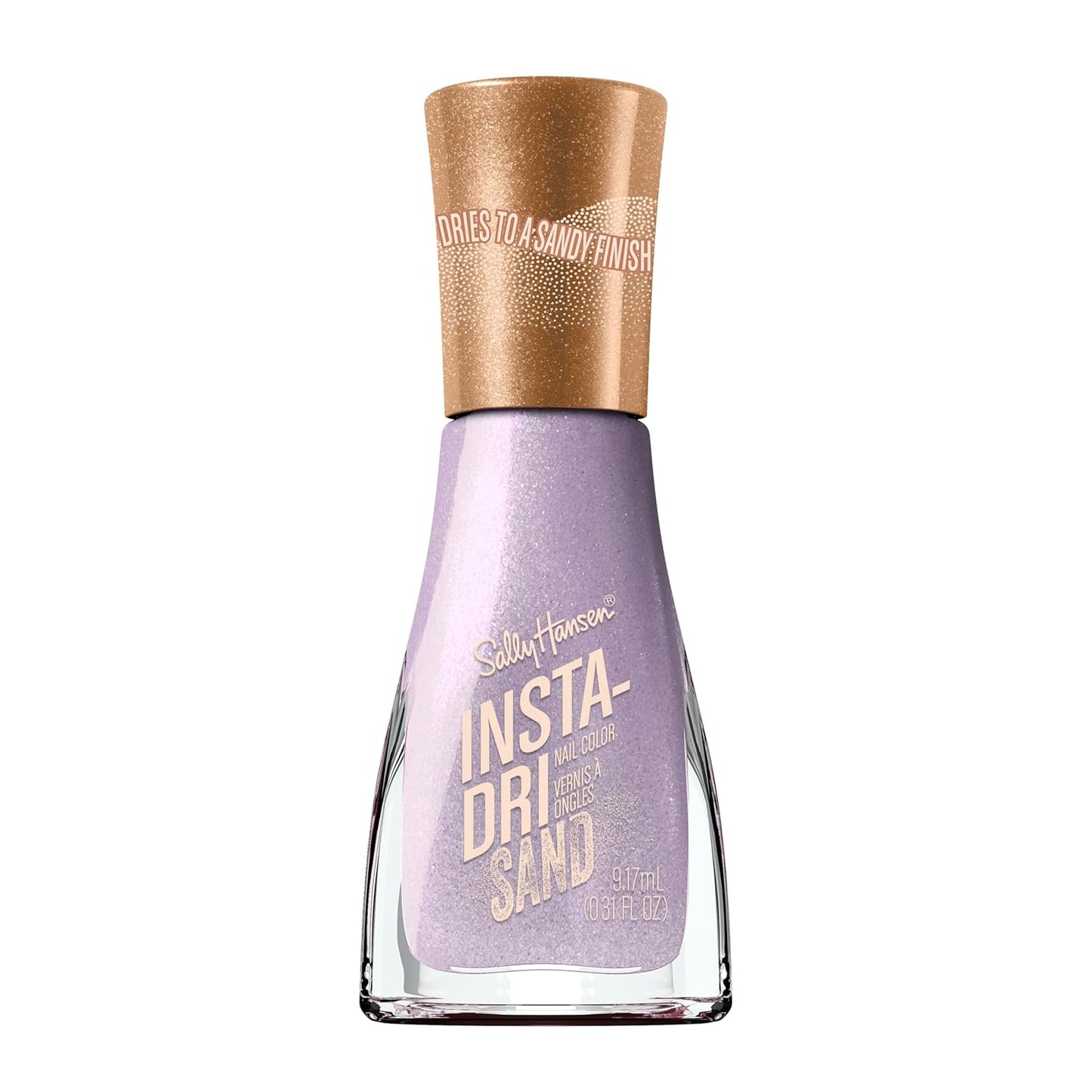 Sally Hansen Insta-Dri Sand Nail Polish | Quick Dry, Long Lasting, Streak-Free Shine | Opaque, Shimmery | 138 Spice Oasis | Light Purple Nail Color