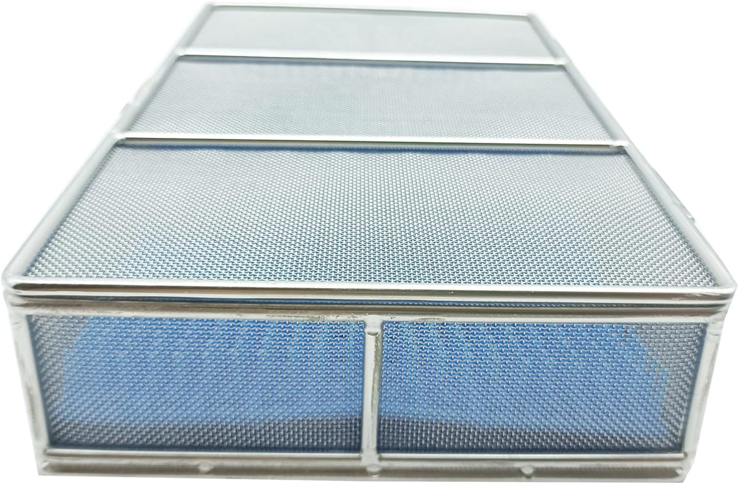 Sterilization Tray with Lid & Silicone Mat – 9.84"x5.9"x2" (25x15x5cm), 304 Stainless Steel Instrument Tray – Perforated Mesh Instrument Basket for Medical, Surgical, Dental Clinics, Hospitals & Labs