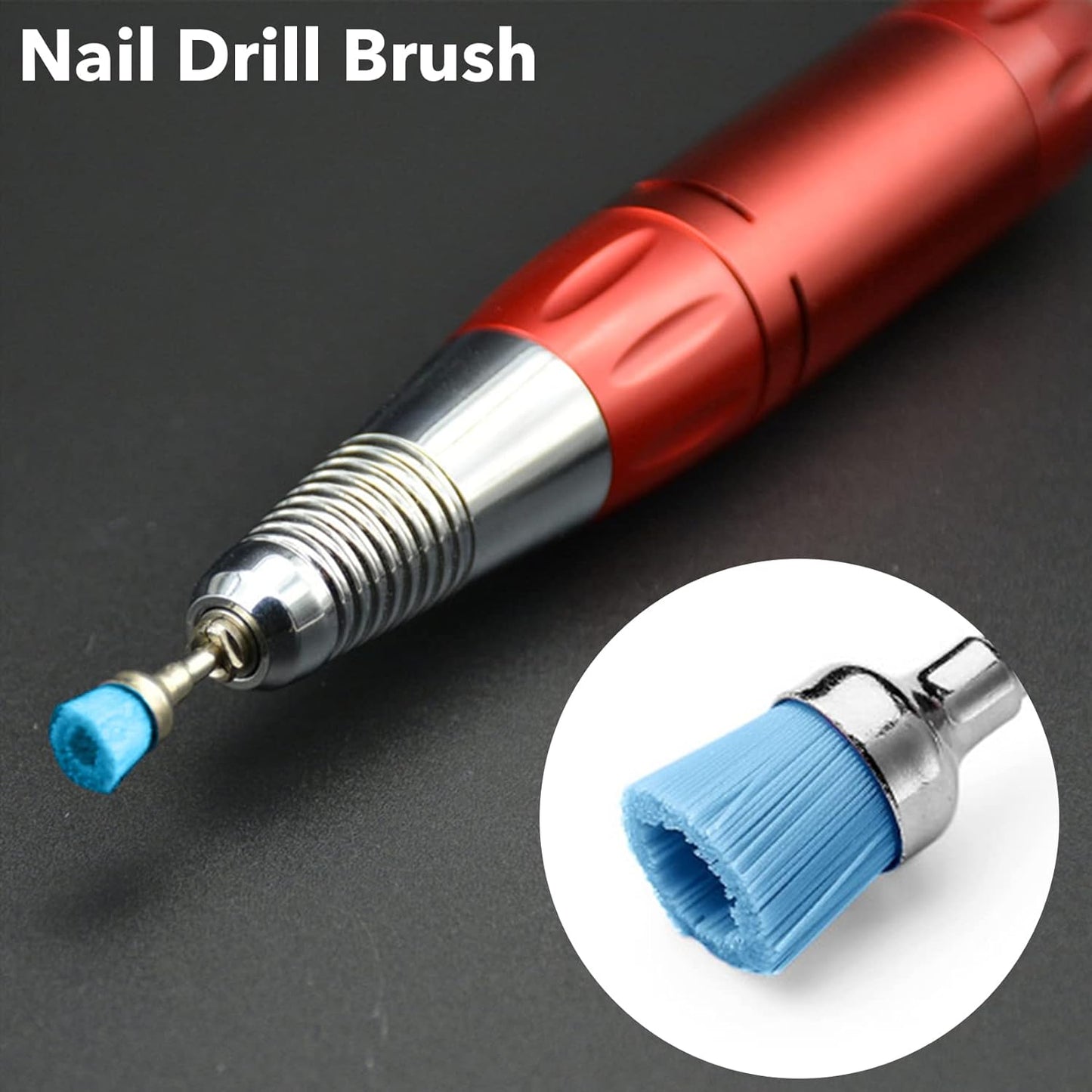 11 Pcs Ceramic Nail Drill Bits, 3/32 Inch Tungsten Alloy Professional Nail Drill Bits, Safety Diamond Bits, for Removing Gel Acrylic Cuticle Nail Drill for Manicure Pedicure