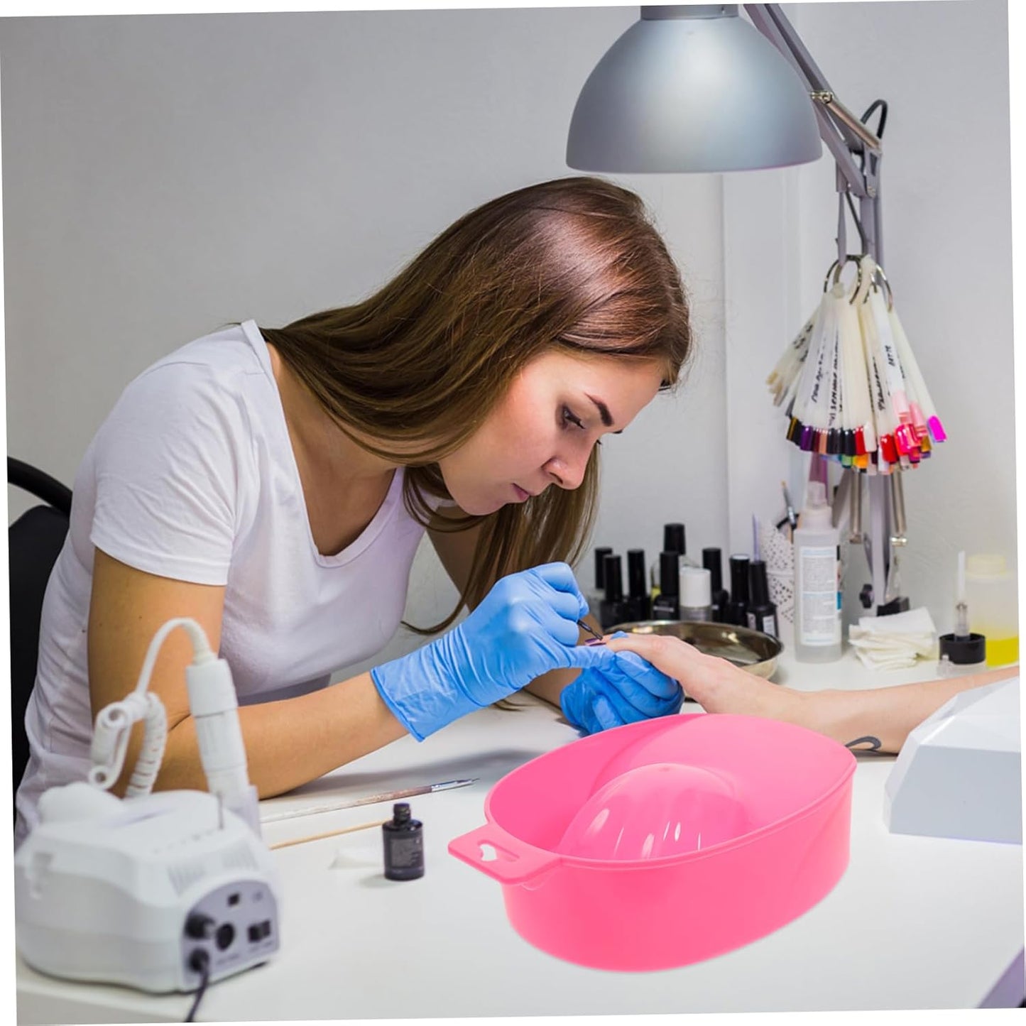 Nail Art Bowl Set 4pcs Practical Nail Care Bowl Soaking Tray for Home Salon