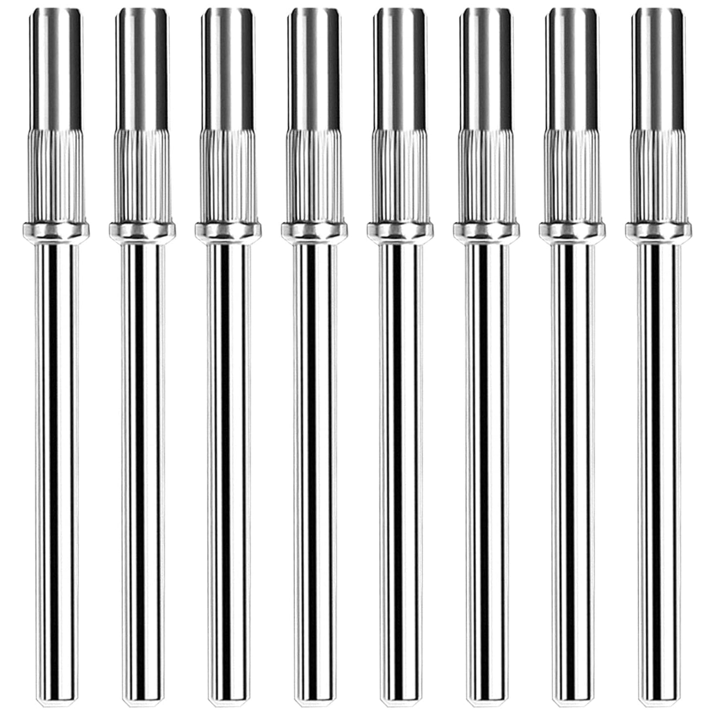 8Pcs Small Sanding Band Nail Drill Bit, 3.1 MM 3/32 Shank Mini Mandrel Nail Bit