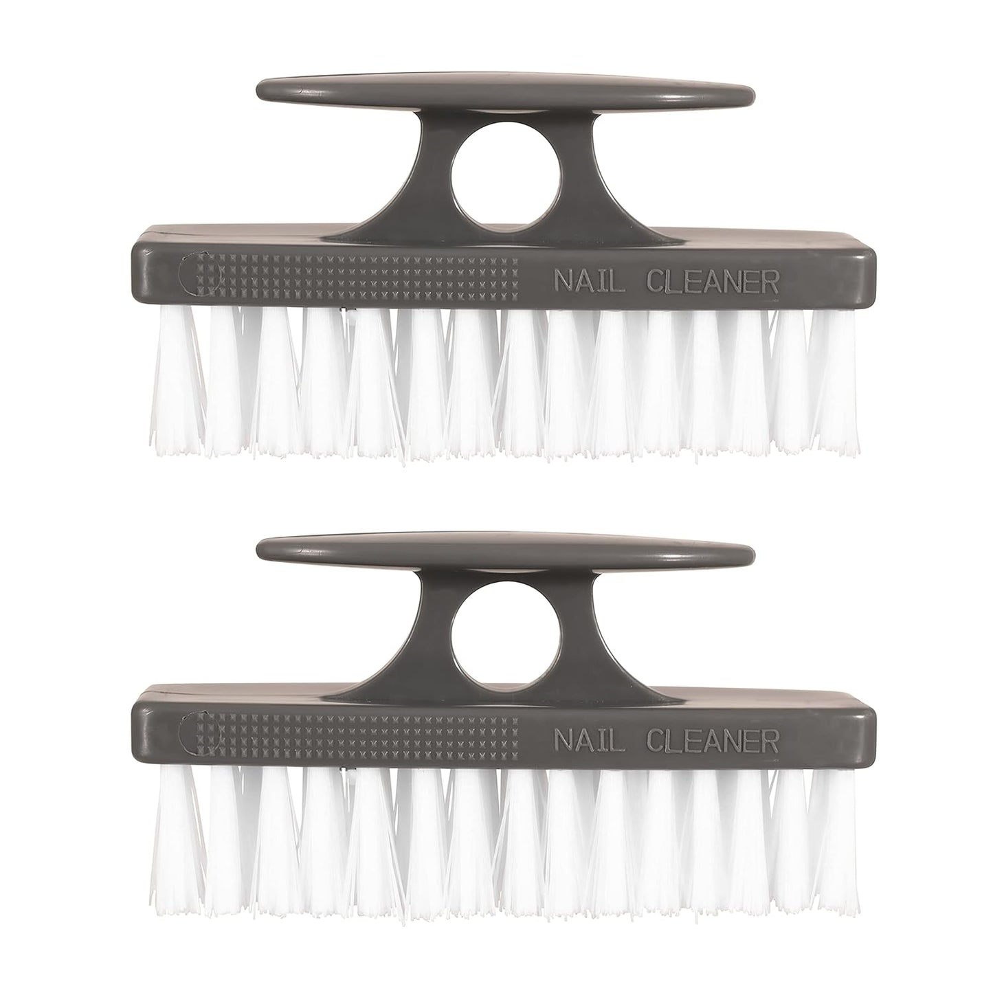 Superio Nail Brush for Cleaning Fingernails, Toe & Foot - All-Purpose Stiff Cleaning Brush for Home, Kitchen, Work - Black