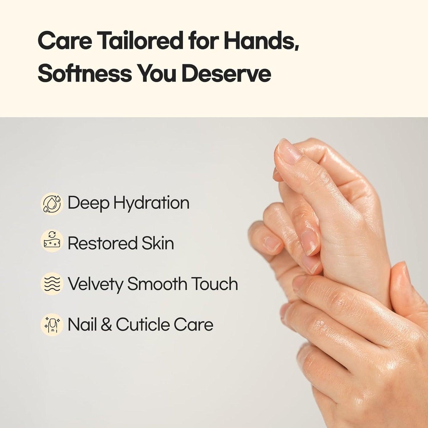 Epielle Hydrating Hand Masks 6 Pairs, Deep Moisturizing Gloves for Dry, Cracked Hands, Soften with Shea Butter & Jojoba Oil, Korean Skin Care, Spa Set, Self Care Gifts for Women
