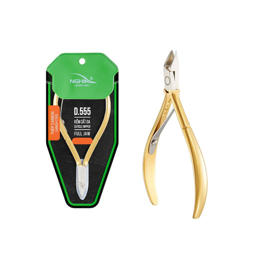 Hard Steel Cuticle Nipper D-555 - Kem Nghia
