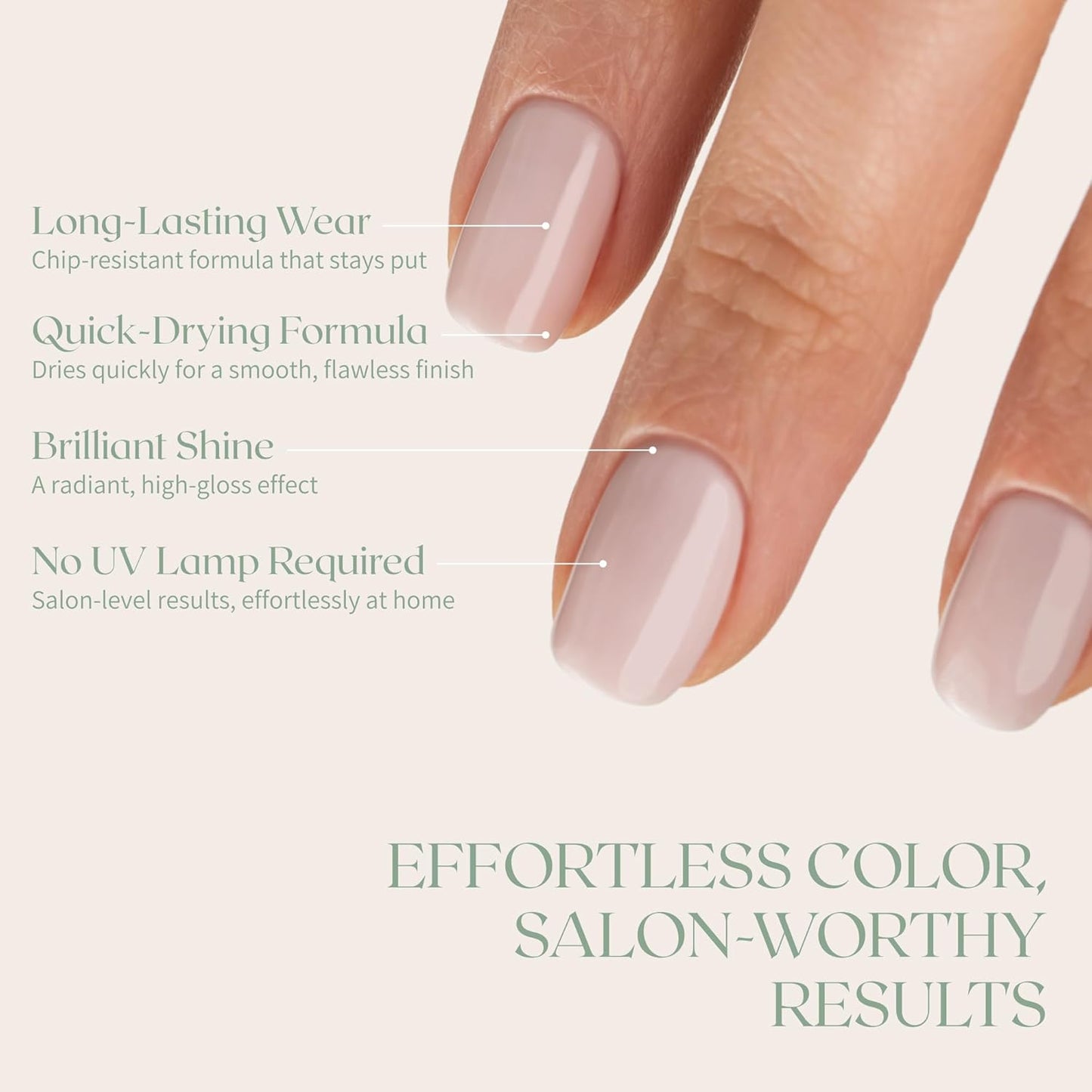 Breathable Premium Long Lasting Nail Polish (Sakura Flower) - Vegan & Toxin-Free