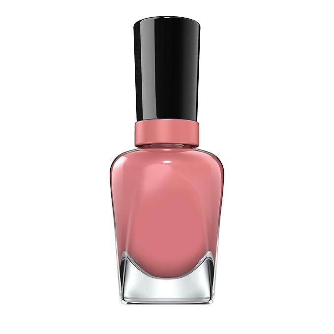 Sally Hansen Miracle Gel™, Mauve-olous and Shiny Top Coat Duo, Long Lasting, Gel-Like Formula, No UV Lamp Needed, Nail Polish Duo