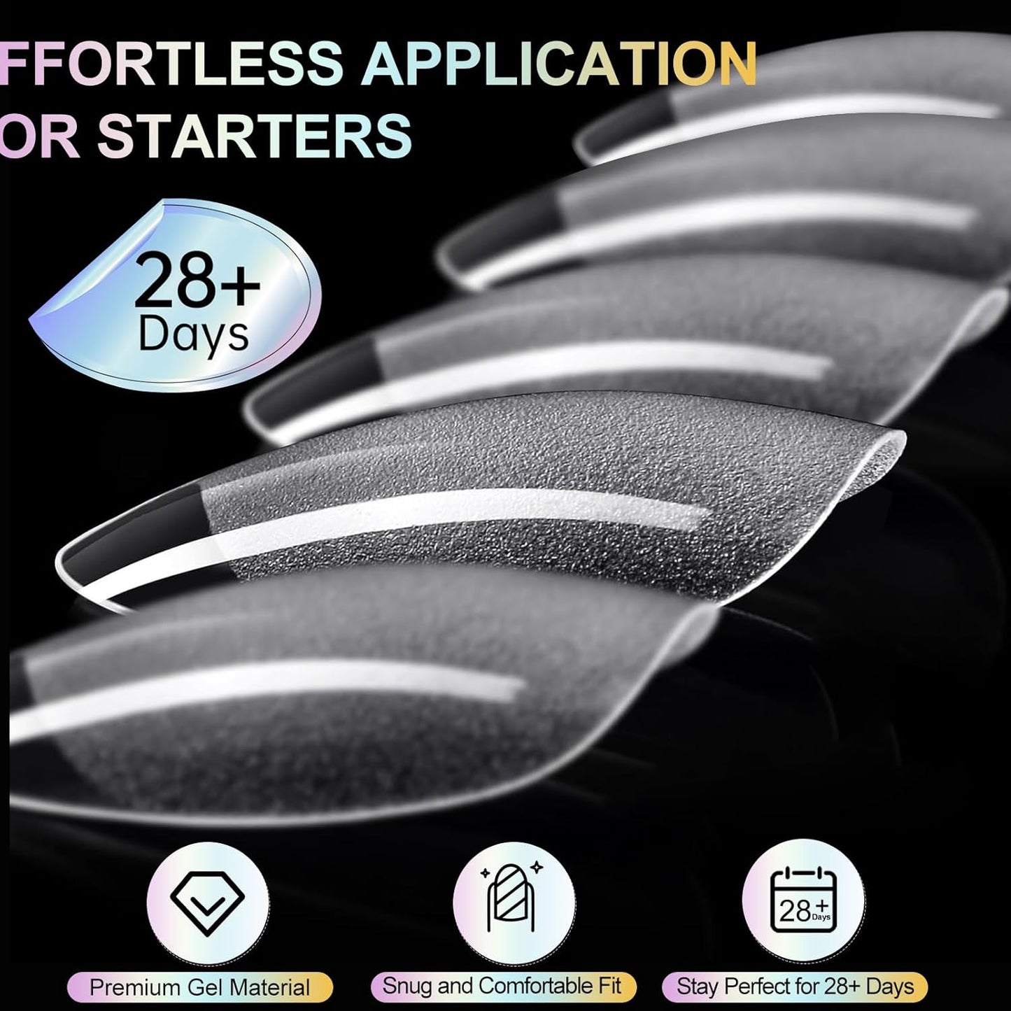 Extra Short Almond Nail Tips 240Pcs Full Cover Soft Gel Nail Tips Short Almond Shaped Nails Tips Soft Gelly Gel Clear Fake Nails Tip for Acrylic Nail Soak Off Home DIY Salon Nails 12 Sizes
