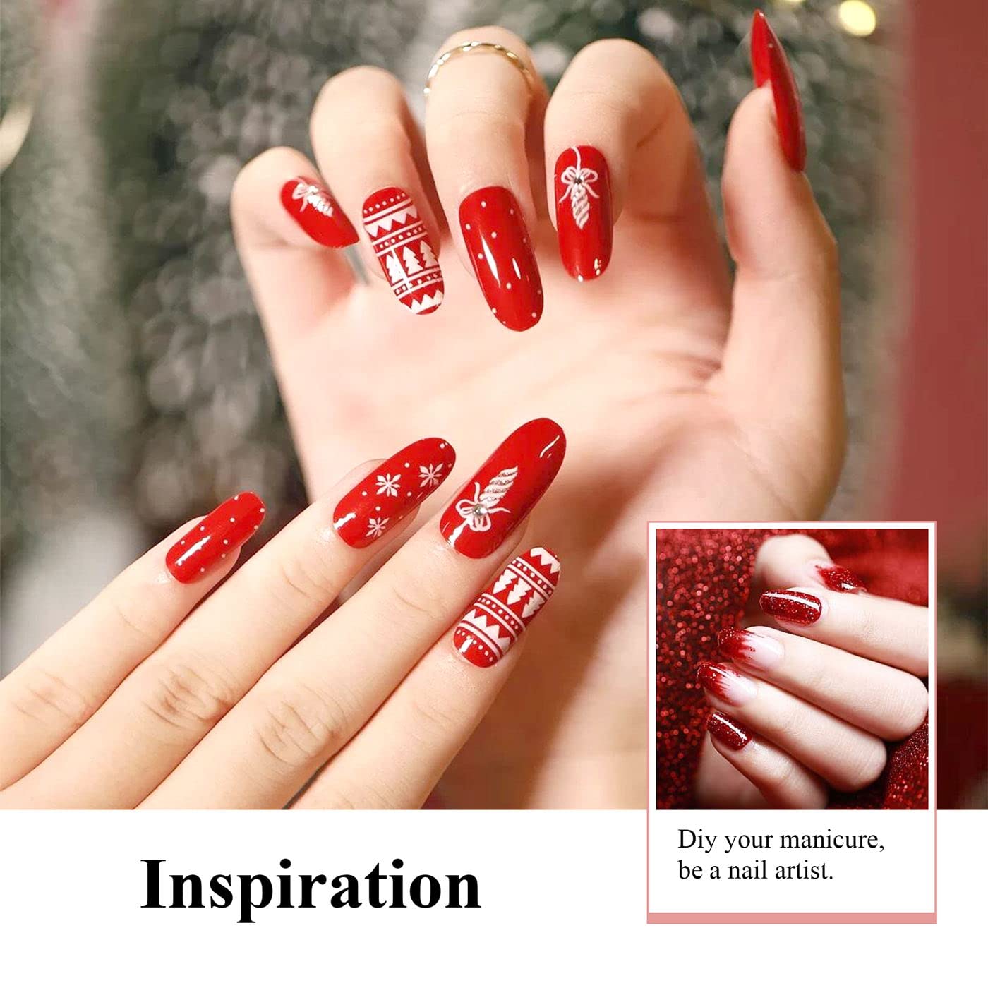 Imtiti Rose Red Gel Nail Polish, 1 pcs 0.5 Fl Oz, Soak Off, Non-Toxic, Toxin-Free, Glossy, Women's Nail Art Starter Kit