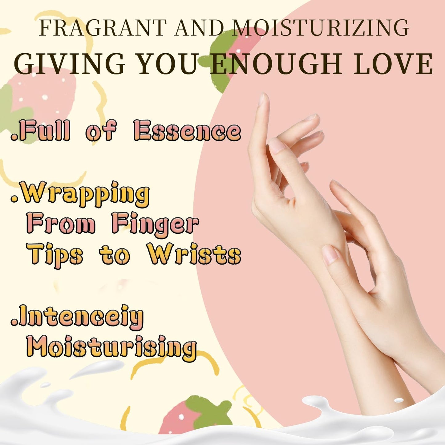 Hand Cream Moisturizing Mask, Hand Masks Moisturizing Glove for Dry Hands, Hydrating and Regenerates Dead Skin, Hand Care Moisture Gloves for Dry Hands, Safe for All Skin Types (11 pack)