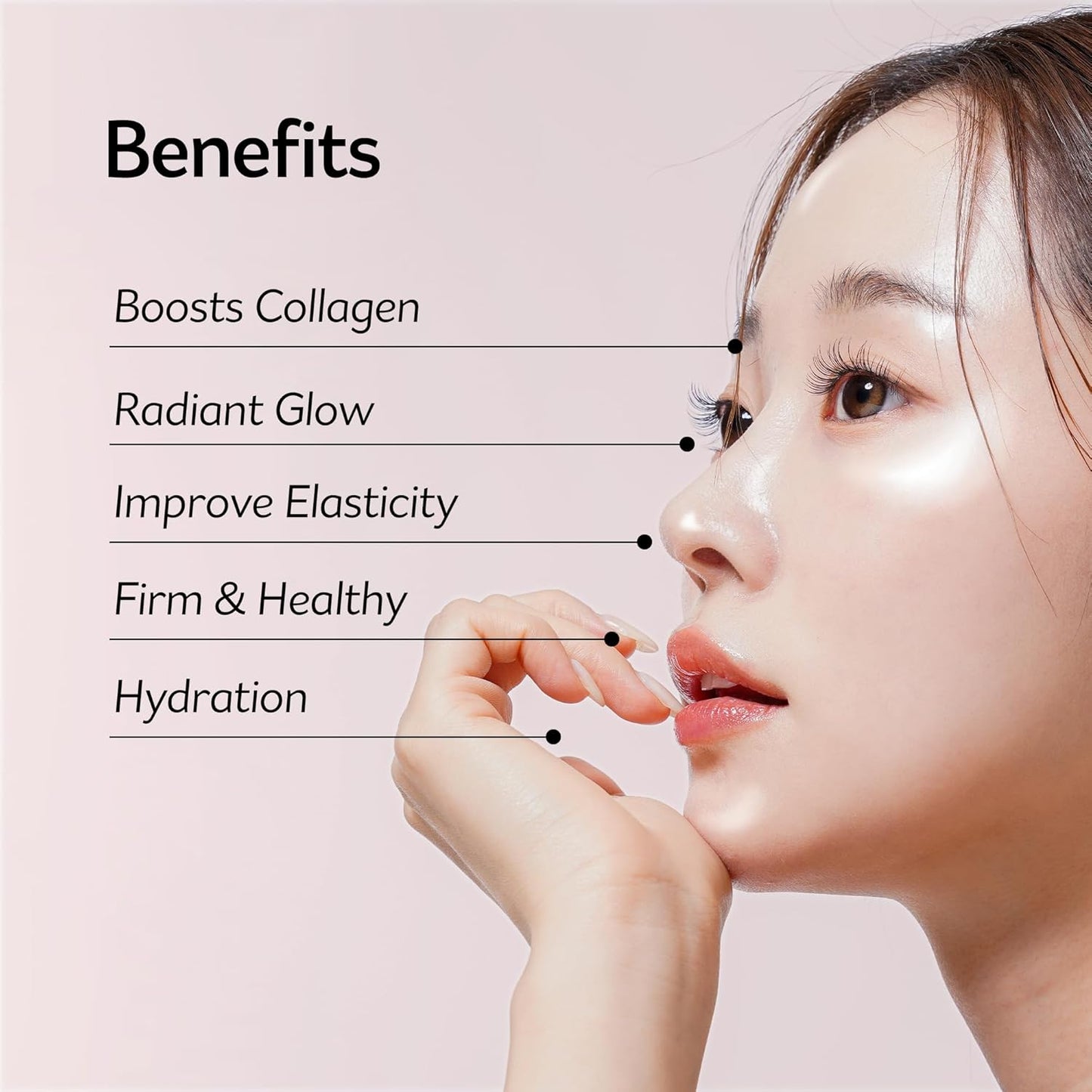 PESTLO Baby Collagen Glow Mask - Korean Peel Off Facial Mask Infused with Reallagen/T3 Vegan Collagen, Aginon, Volufiline for Hydrating, Firming, Glow, Glass Skin | Optional Overnight Use, 1.69 fl.oz