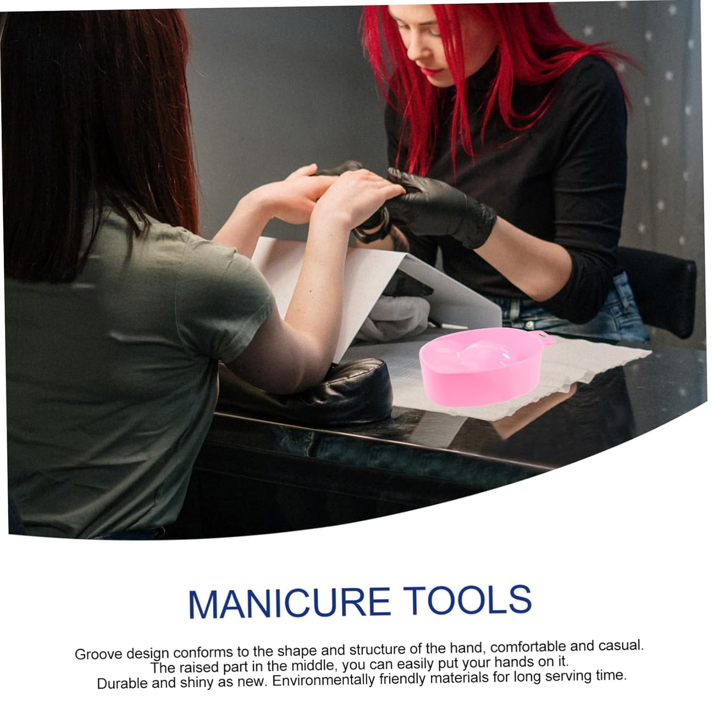 Single-layer Nail Soak off Bowl Manicure Bowls Nail Care for Hand Soaking (watermelon)