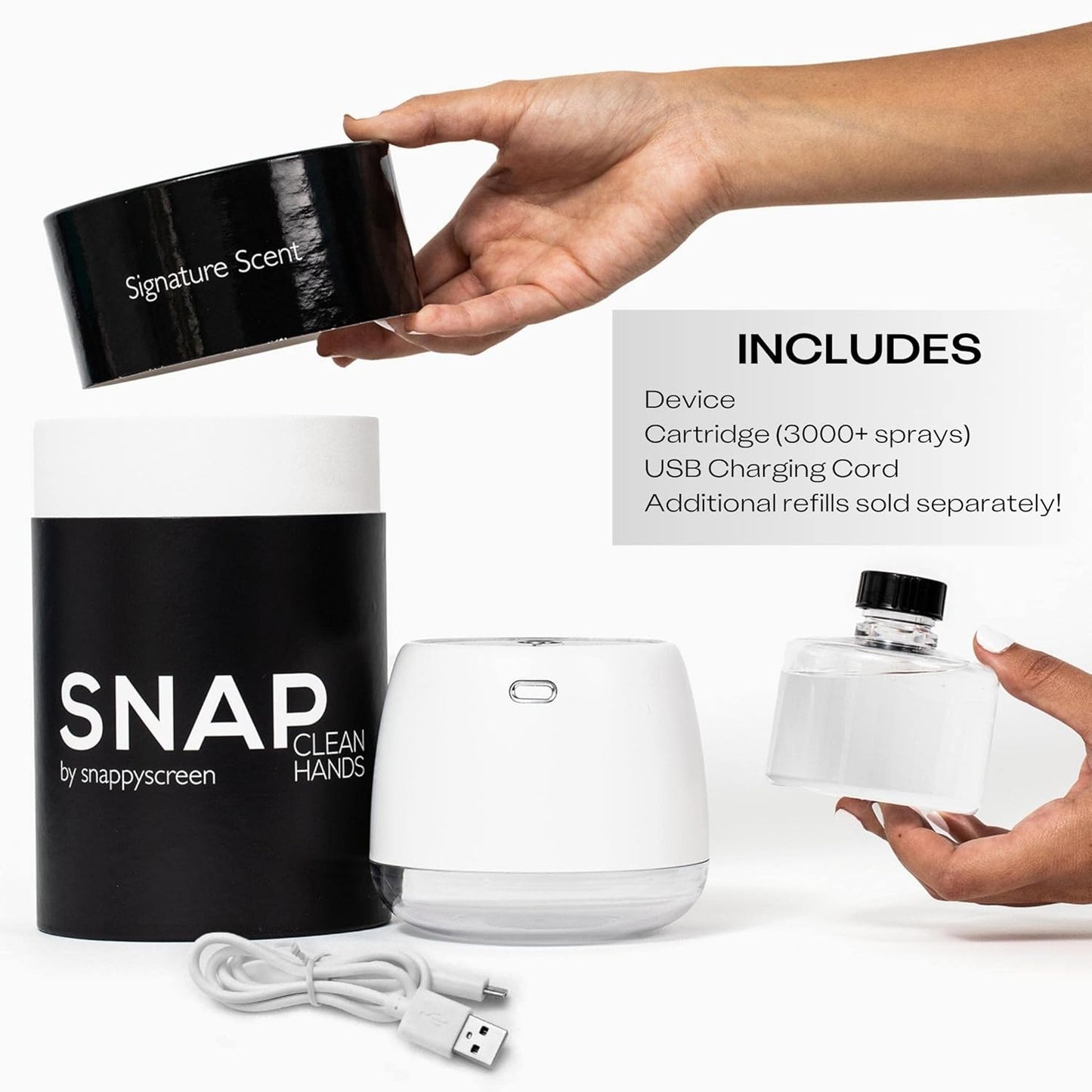 Inc. SNAP Clean Hands Touchless Mist Sanitizer (Escape to the Sea)