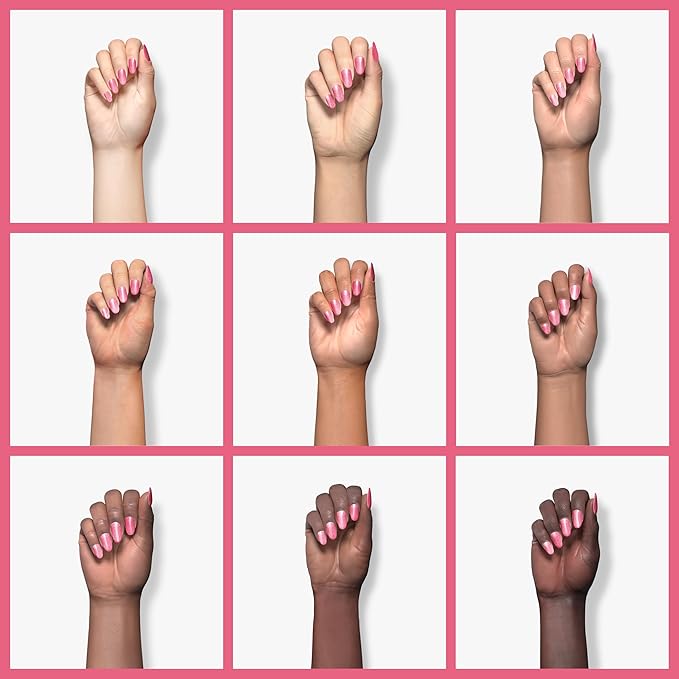Sally Hansen Color Therapy Nail Polish | Biotin, Argan Oil, Long Lasting, Healthy Nails, Nail Strengthener, Opaque | 255 Lips Tulips | Rose Pink Nail Color
