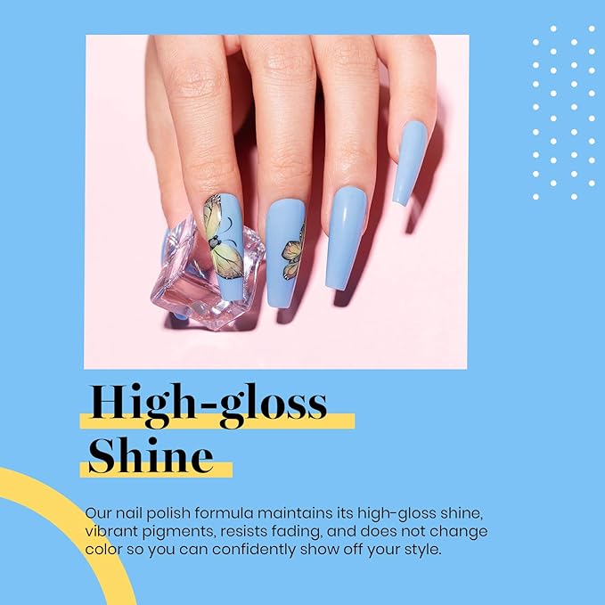 beetles Blue Gel Polish 15ml Light Blue Nail Gel Soak Off Uv LED Nail Lamp Gel Polish Nail Art Manicure Salon DIY Home Solid Gel 0.5Oz Diy home Gift for Women