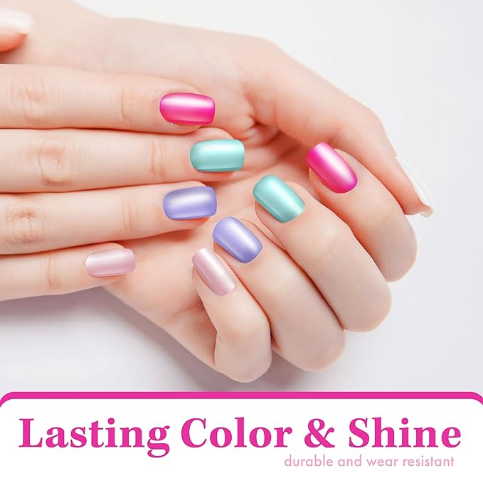 Nicole Miller Gel Nail Polish Collection: 20-Piece Set with 16 Vibrant Colors, 2 Base Coats, and 2 Top Coats - 0.20 fl oz Each