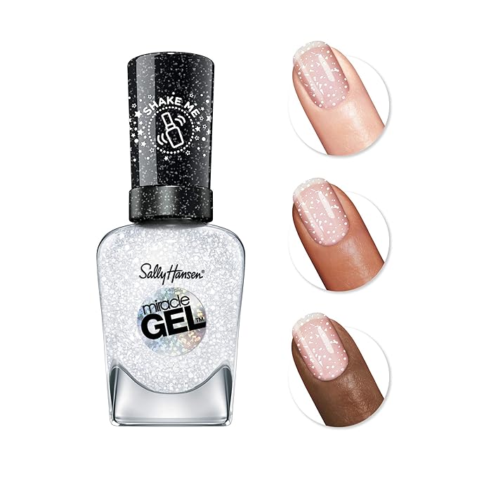 Sally Hansen Miracle Gel Nail Color, Snow What Fun!, 0.5 Fl Oz