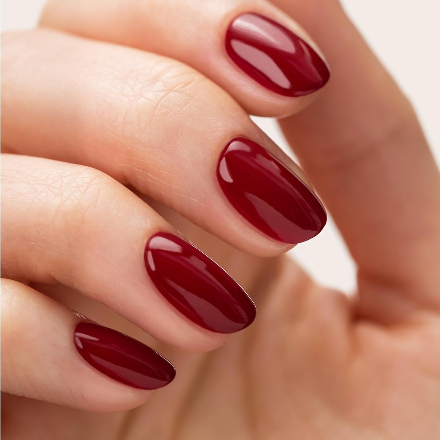 Breathable Premium Long Lasting Nail Polish (Ruby Red) - Vegan & Toxin-Free