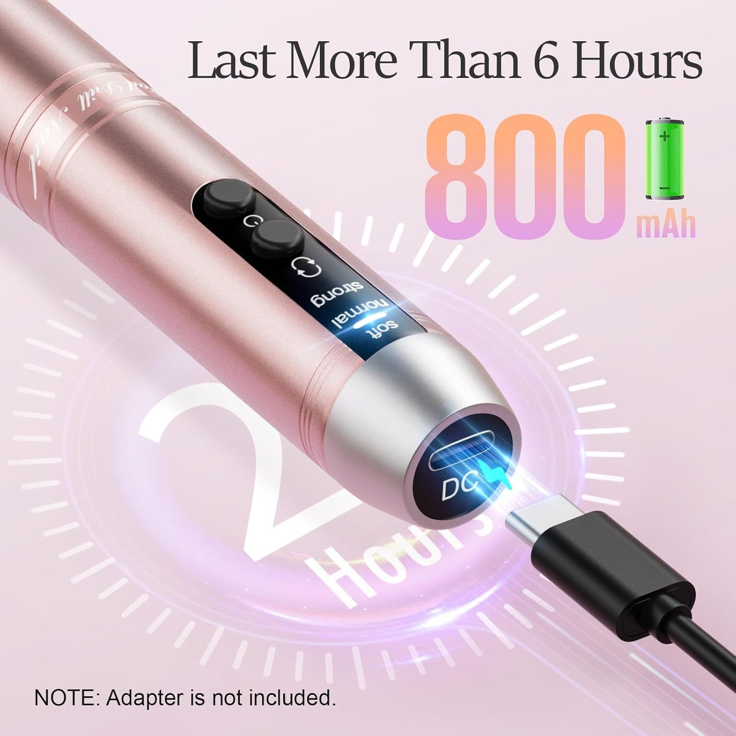 20000RPM Electric Nail Drill Rechargeable Compact Portable Efile Professional Manicure Cordless Pedicure Nail File Drill Kit for Acrylic Gel Nails and Home Salon Use