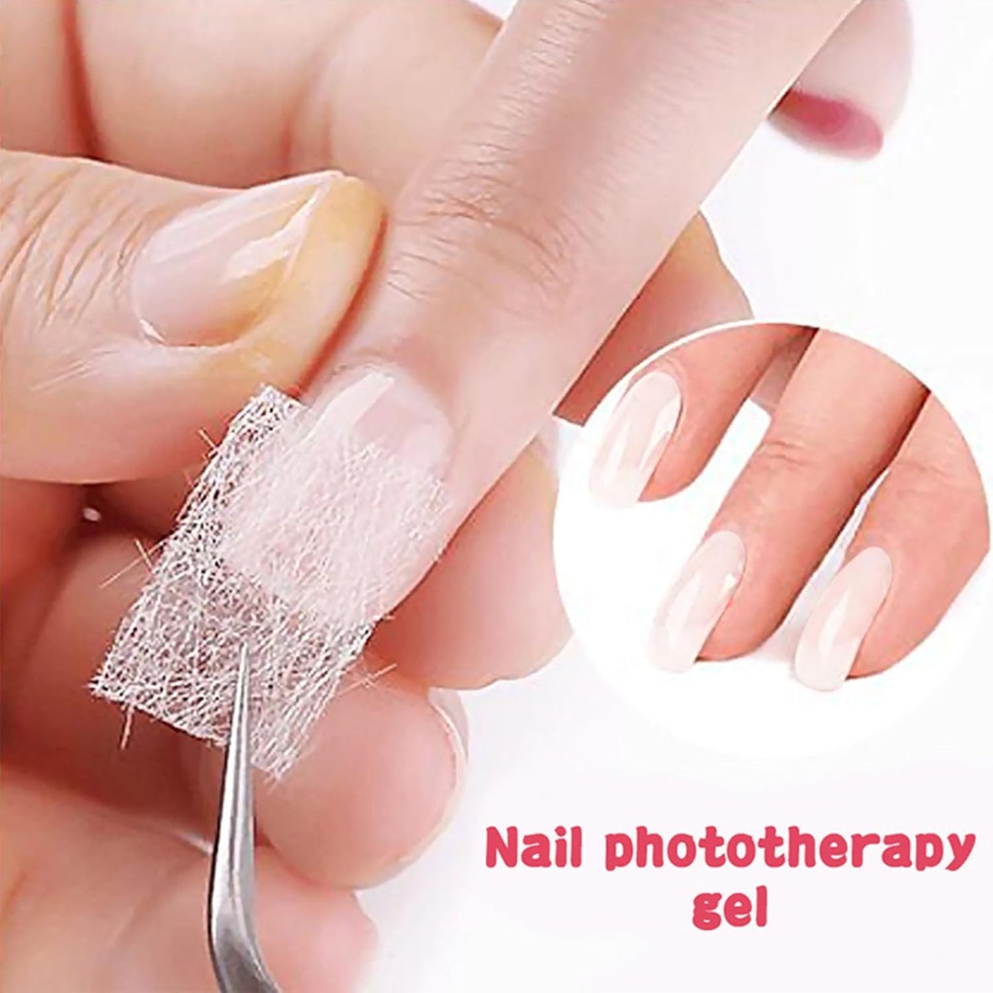 NovaCharm Nail Repair Glue for Damaged Nails, Strong Nail Strengthener for Thin and Split Natural Nails, Instant Cracked Nail Nails Repair Gel - Long Lasting and Easy for Beginners Daily Care
