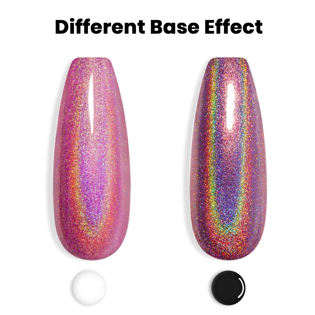 RARJSM Holographic Nail Polish Red Gel Nail Polish with Rainbow Effect Nail Lamp Required 1 Pack 0.25 Fl.oz Gel Polish Colors for Starter Nail Art Design RAR75