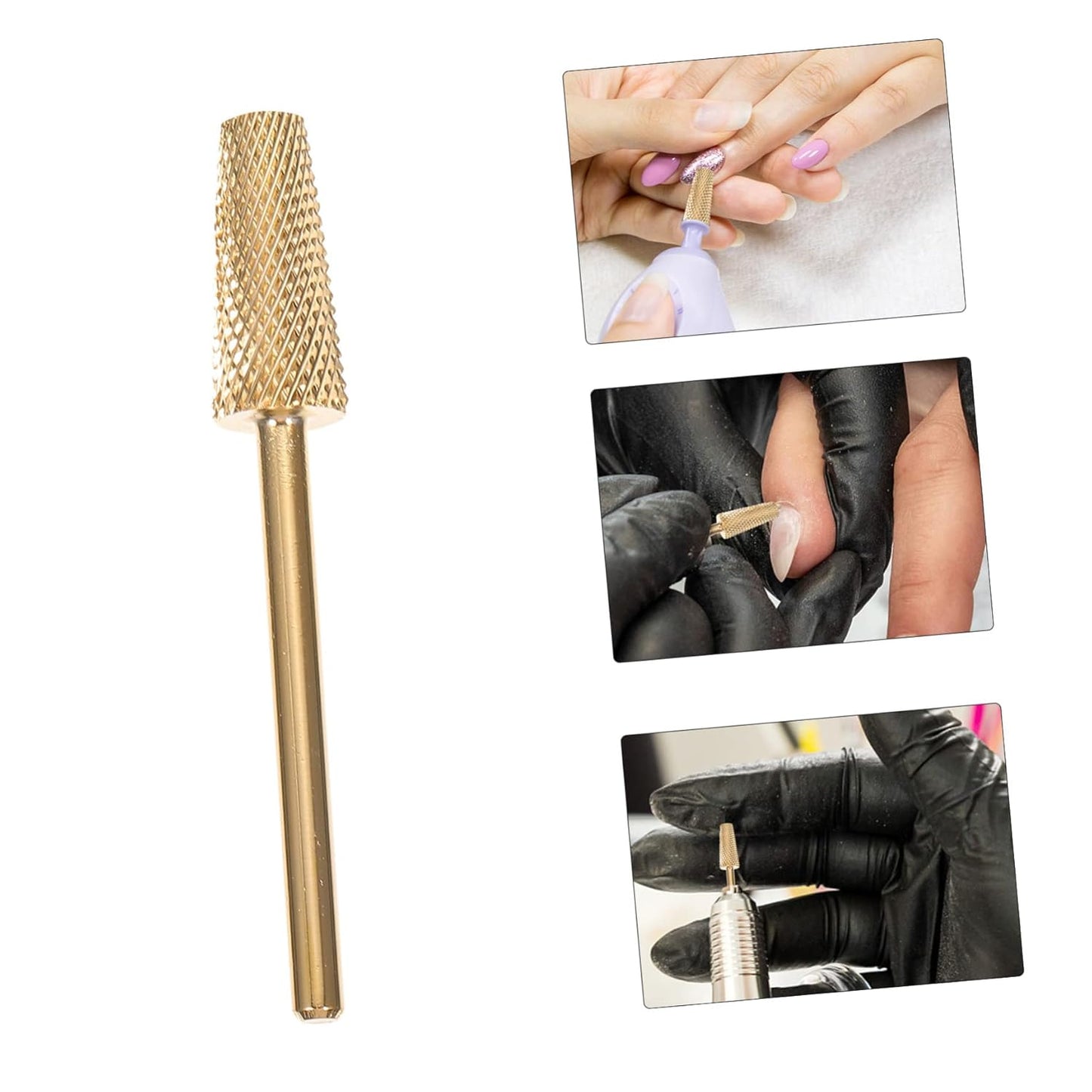minkissy Nail Art Grinding Bit for Precision Manicure Multi-purpose Tungsten Polishing Head for Nails and More for Salon and Diy Use