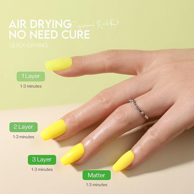 Morovan Orange Nail Polish Set: Yellow Neon Rainbow Quick Dry 15 Vibrant Colors Fingernail Polish Regular Nail Polish Kit Finger Nail Pack Fall Gifts for Women