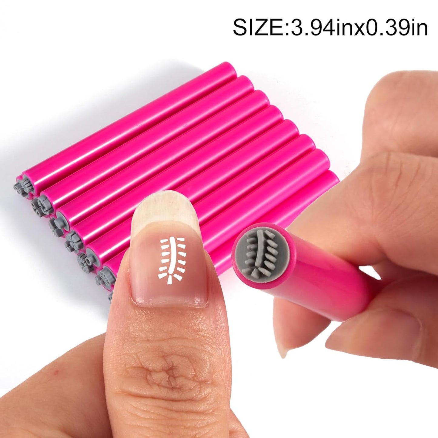 WOKOTO 15pcs Flower Designs Nail Art Stamp Pen Set, Flower Butterfly Leaf Nail Stamper Tools For Women Various Pattern Nail Stamping Pens, Nail Design Stamp Ideal For Home DIY Stamper Nails Kit