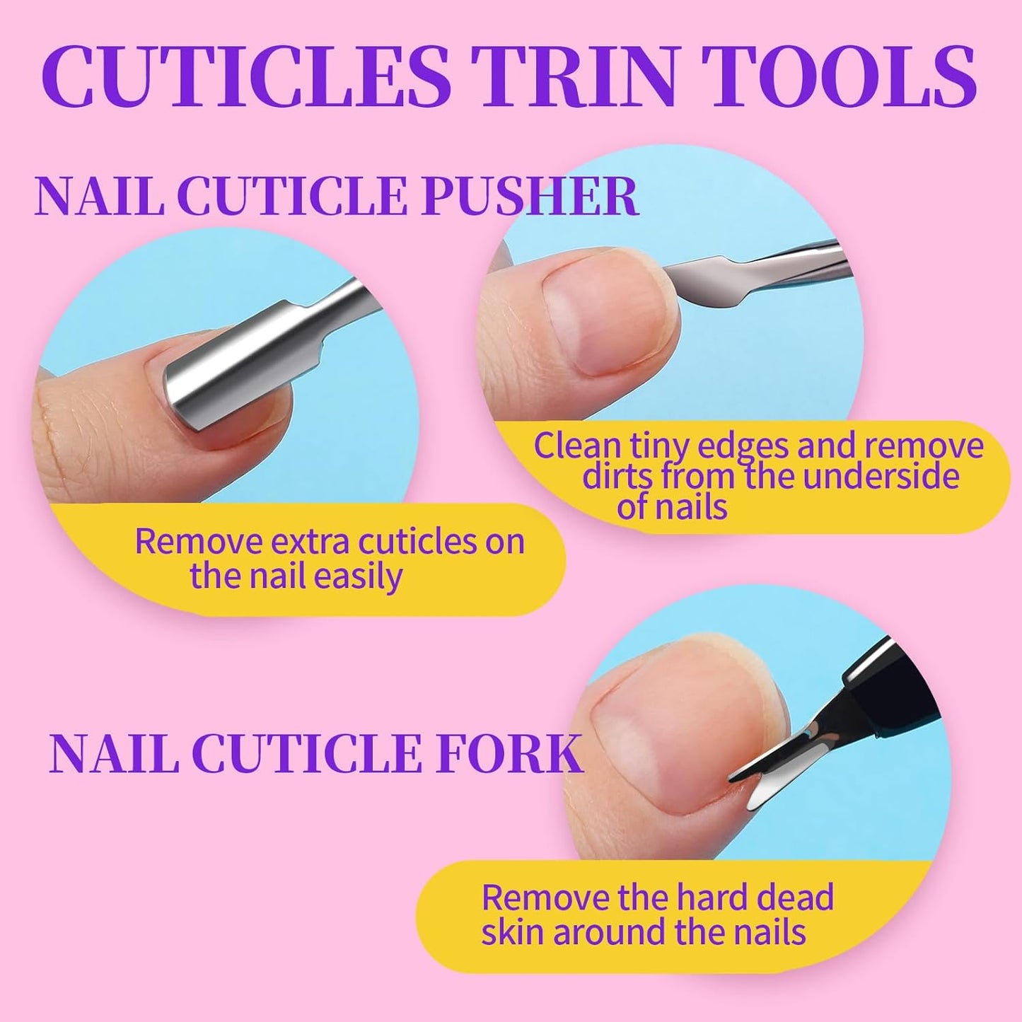 FANDAMEI Nail Buffer Block, 10 PCS Buffers for Nails with Different Grit, Nail Block Buffer, Nail Buffing Block, Buffer Nail File, Cuticle Trimmer, Nail Care Kit, Nail Tools, Manicure Tools, Nail Kit