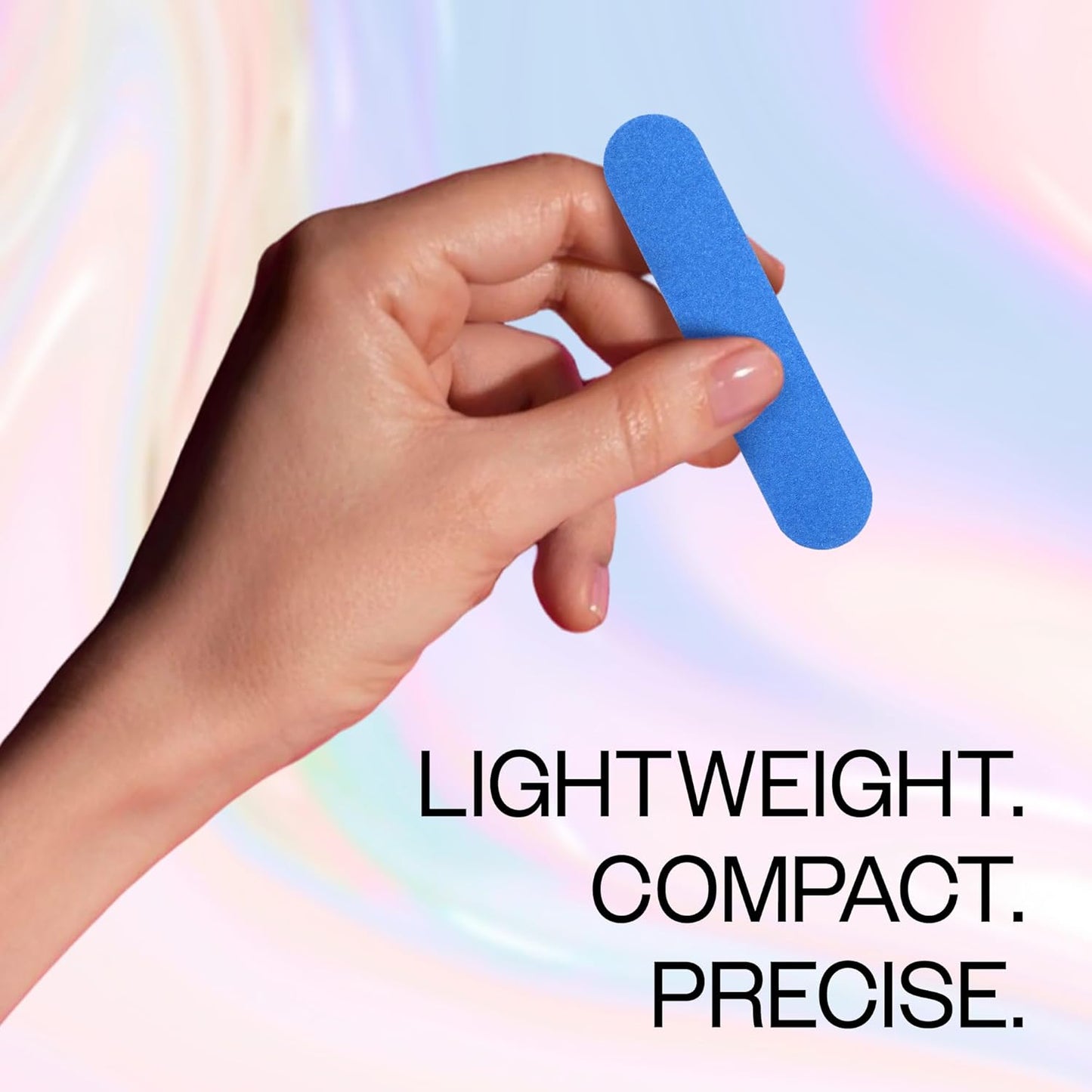 25PCS Mini Size PANA Professional Double Sided Nail Files - Blue, 100/180 Grit - Emery Board Nail Buffering File Manicure Pedicure Nail Polisher Washable