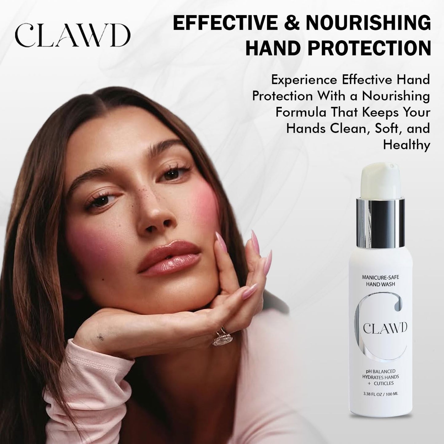 Manicure-Safe Hand Wash for Women - Gentle Hand Soap with Moisturizing Formula - Ideal for Maintaining Manicures, Premium Hand Soaps for Soft and Clean Hands | 100ml/3.38floz