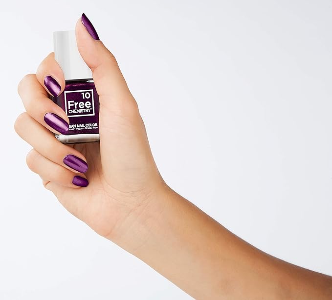 Toxic Free Nail Polish by 10+ Free Life - Gilded Amethyst