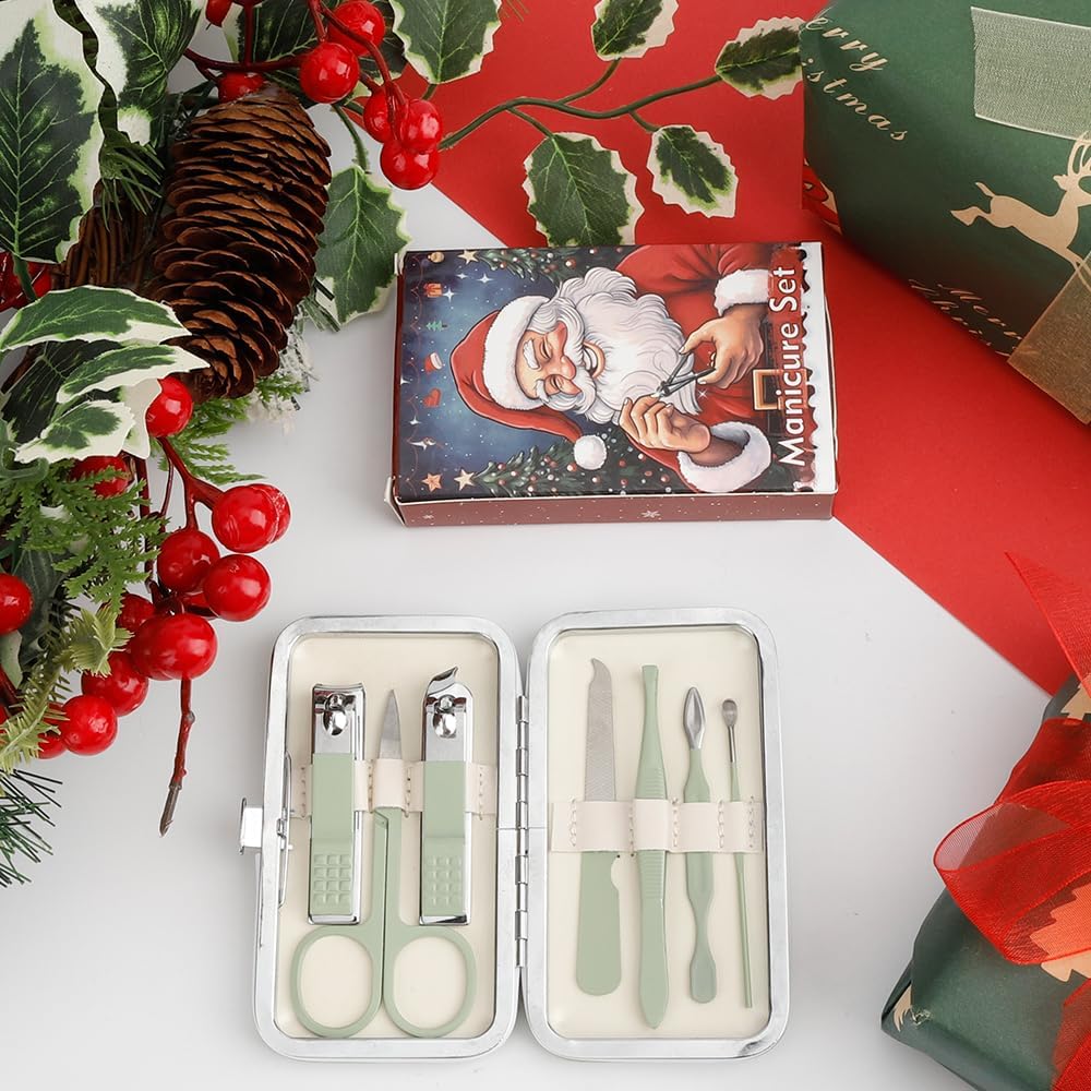 Nail Clipper Set for Women,Travel Nail Care Kit,Stocking Stuffers for Women,Manicure Kit for Men,White Elephant Gifts for Adults,Nail Care Set,Gifts for Family Friends Wife Boyfriend Colleague Husband