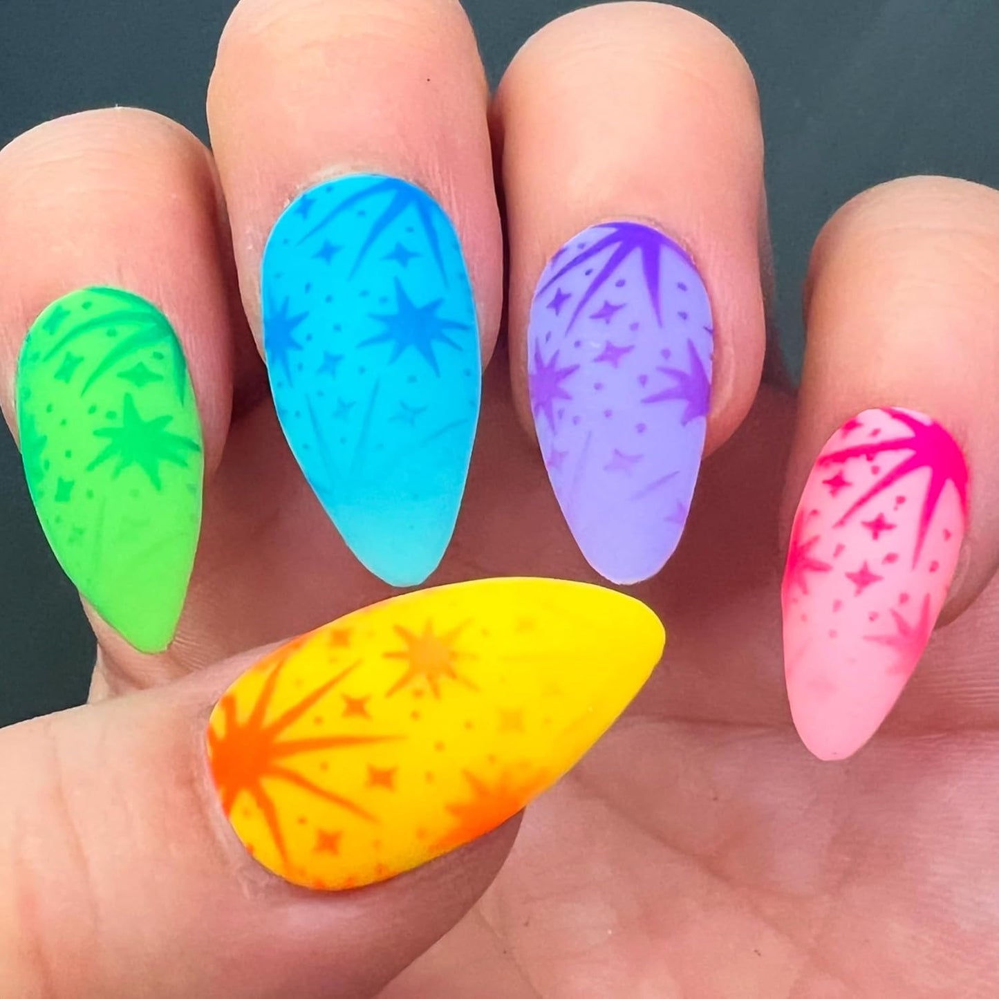 SheModern STICKY CLEAR Stamping Polishes Stamping Polishes (Set of 3) For Nail Art Design Air-Dry Collection. More Transfer Time with Tacky Surface for Easy Adhere of Pigment, Glitter