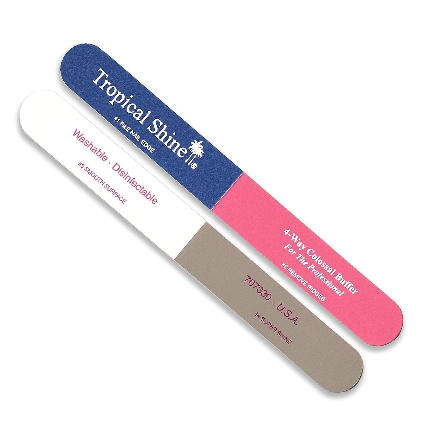 4-Way Colossal Buffer Medium-Fine and Smooth-Shine - Large by Tropical Shine for Women - 1 Pc File