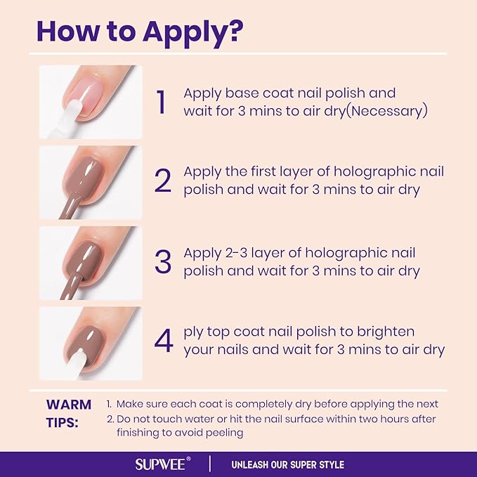 Brown Quick Dry Nail Polish, 16ml Air Fast Dry Regular Nail Polish Lacquer High Glossy Fall Finger Nail Manicure DIY Nail Art Salon Gift for Women Girl
