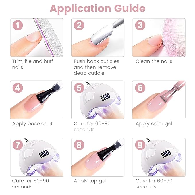 RARJSM Nude Rosy Pink Gel Nail Polish Soft Jelly Neutral Skin Tone Sheer Milky Creamy Nudegel 1PC 15ml Single Bottle Transparent French Manicure Soak off UV LED Cured for Home Salon DIY