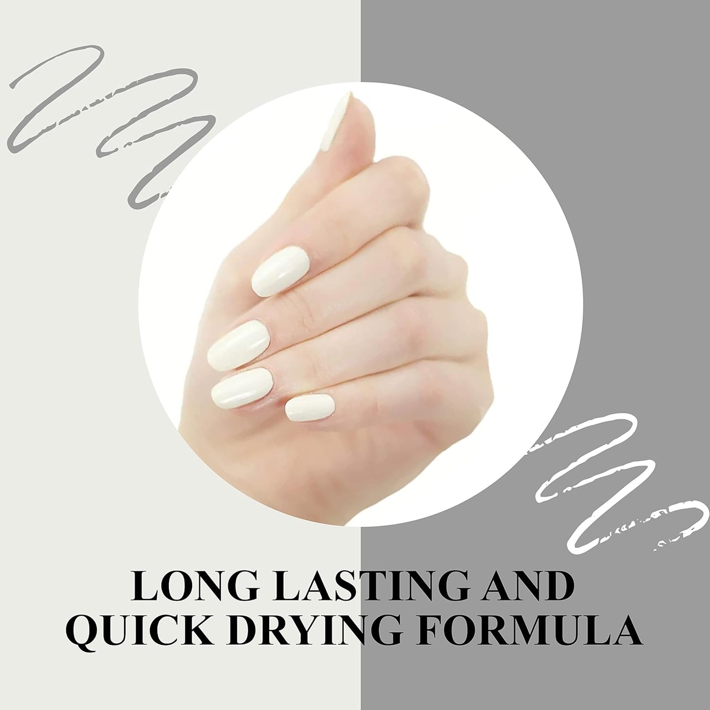 VIVRE Cosmetics Nail Polish, Quick Dry and Shiny, Halal, Vegan and Non Toxic, Long Lasting, Certified Breathable and Water Permeable - Soft Serve For Two