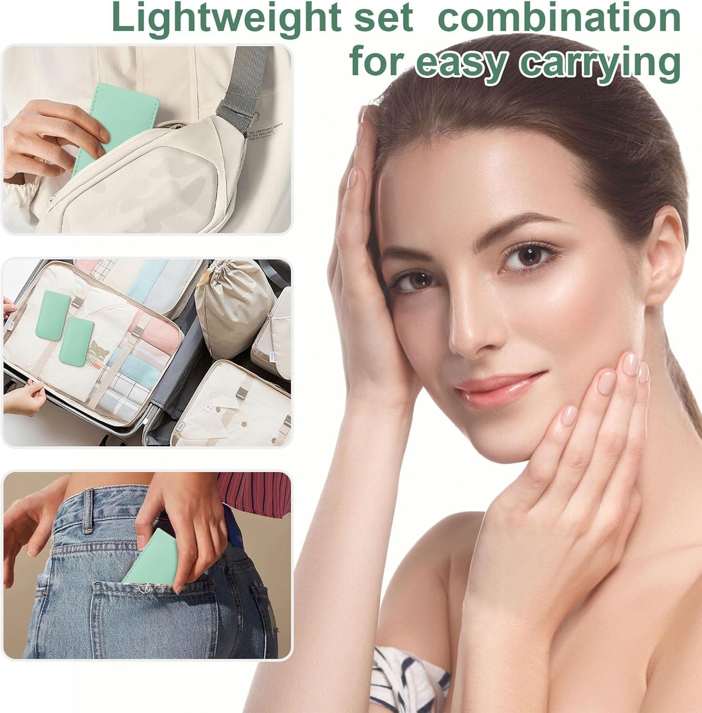 Manicure Set Bulk, Nail Clippers Kit Stainless Steel Fingernail Clippers Set, Sturdy Nail Tip Cutter Trimmers Professional Grooming Toenail Clippers Personal Pedicure Kits 8 in 1 (Green 24 Pack)