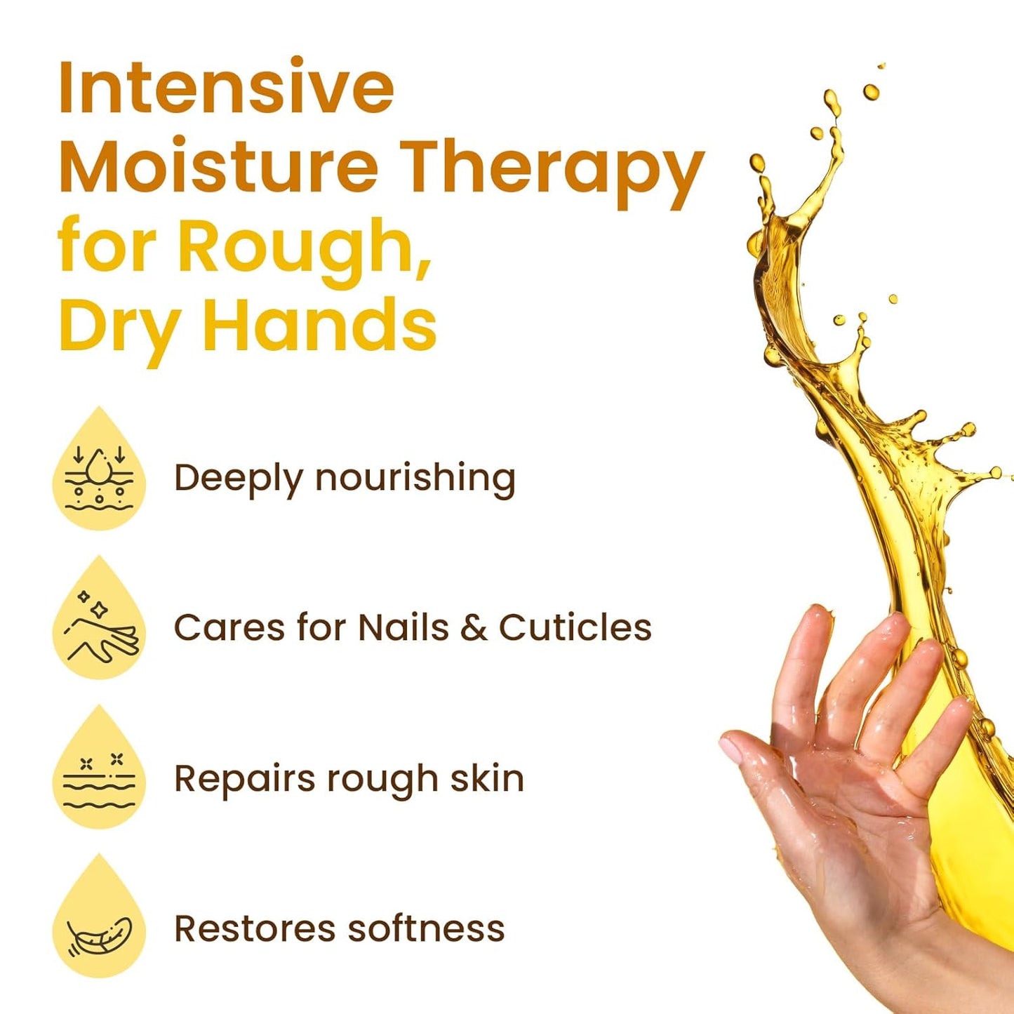 Repairing Hand Mask for Dry Cracked Hands, Hand Masks with Shea Butter, Jojoba Oil & Vitamin E, Moisturizing Gloves, Skin Care Gifts for Women & Men, Self Care Gifts for Women (2 Pairs)