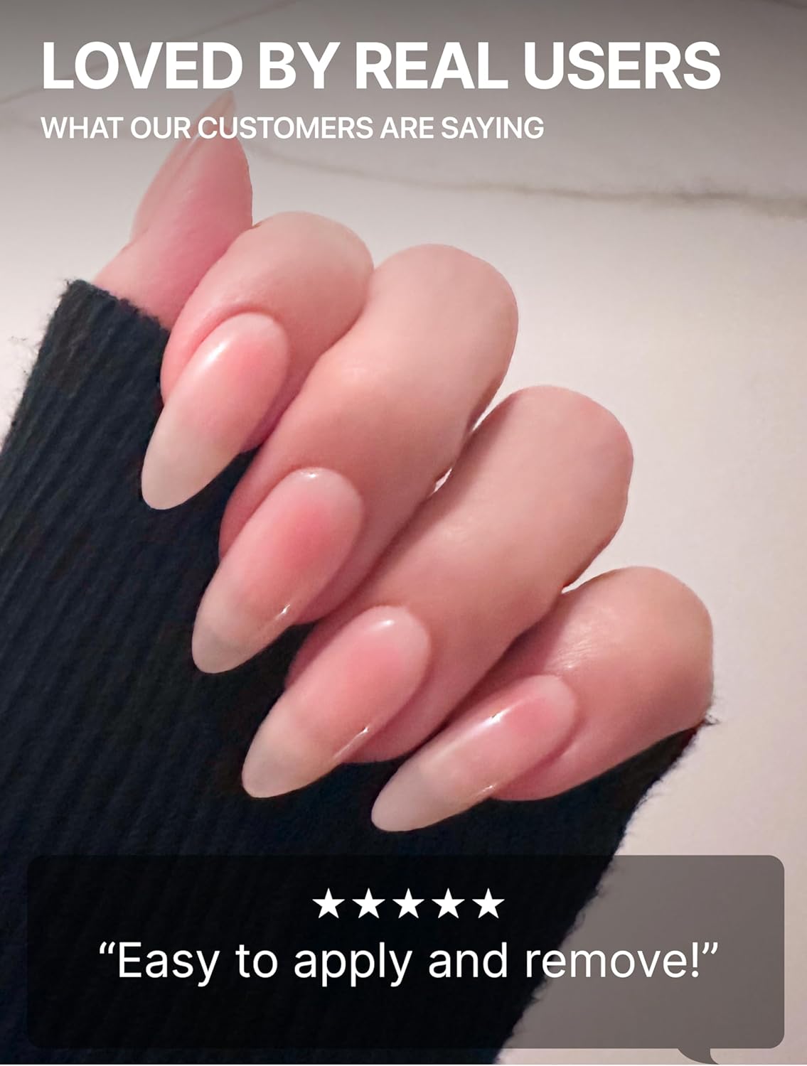 UUUUUU Semi Cured Gel Nail Strips | Salon-Quality | UV Free Gel Nail Wraps for Women | Easy Peel&Stick | Long-Lasting up to 14 Days | 28 Strips Set+File & Wipes | Gift-Ready (UGN157 Coral Cheek)